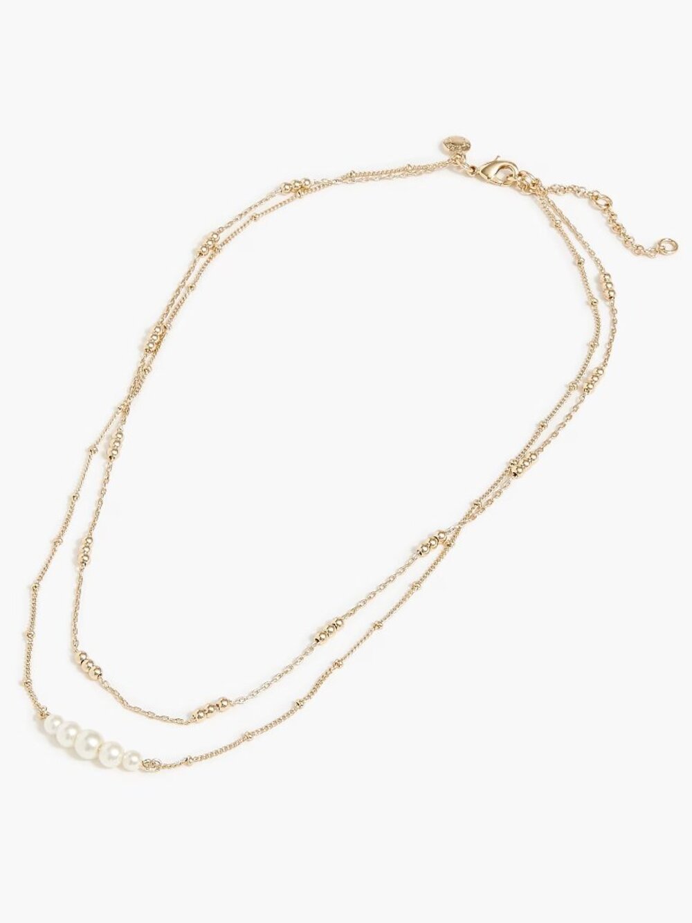 J. Crew Beaded Pearl Layering Necklace/NWT